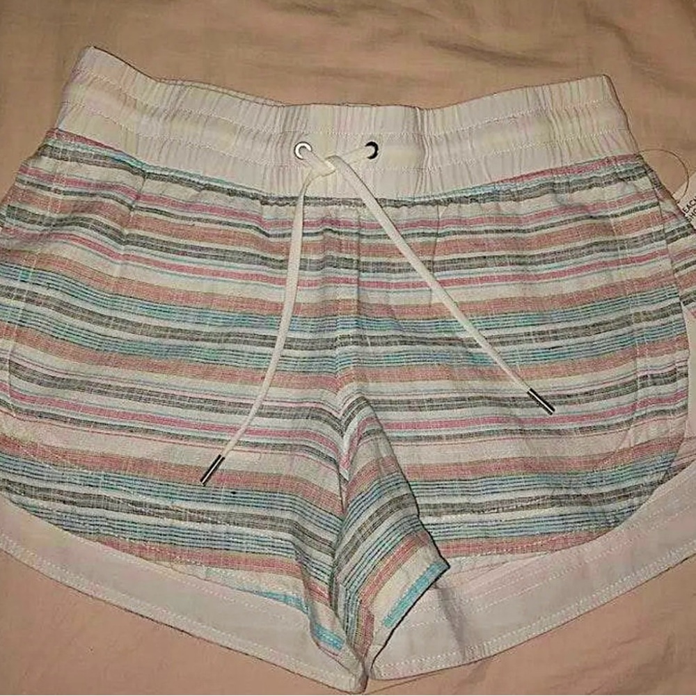 Athleta Beachside Bali Linen shorts